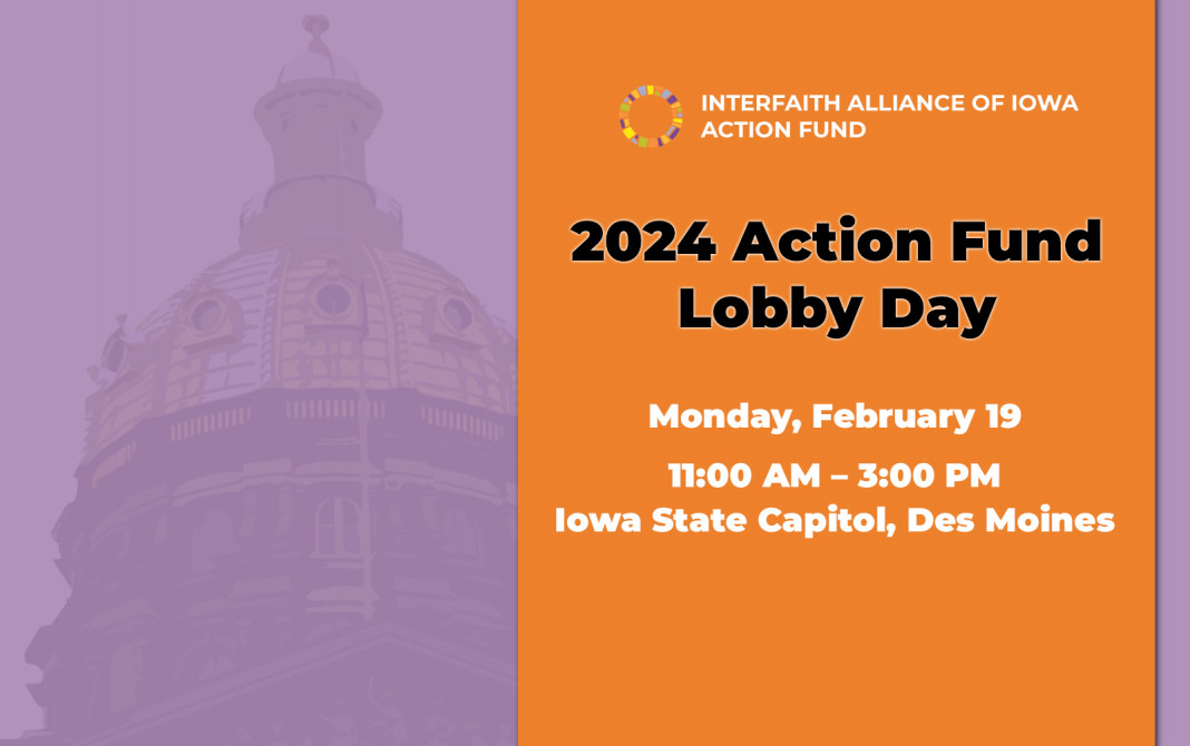 2024 Interfaith Action Fund Lobby Day on February 19