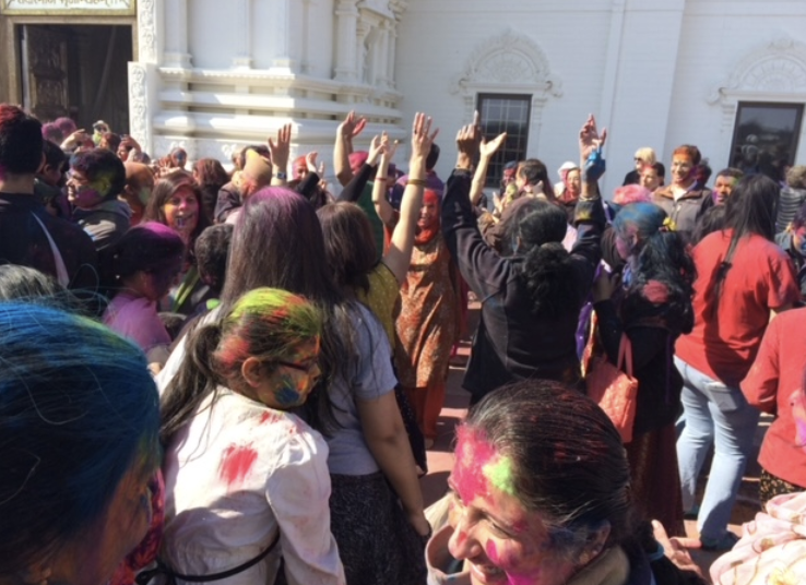 Holi, the Festival of Colors, at the Hindu Temple and Cultural Center of Iowa on March 8