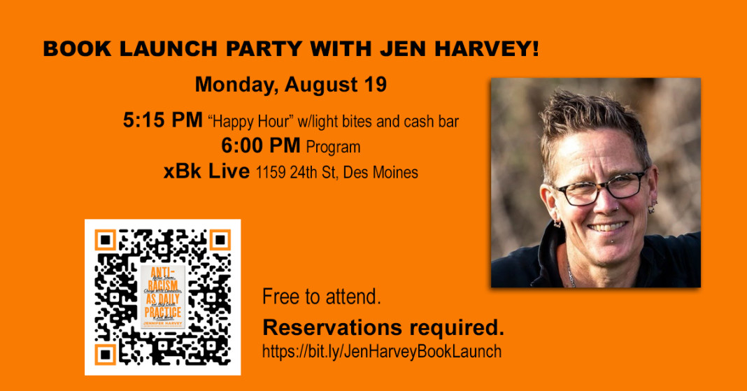 Book launch party with Jen Harvey