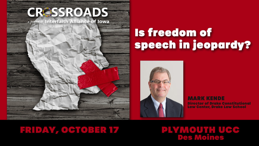 Crossroads meets the third Friday of each month in Des Moines