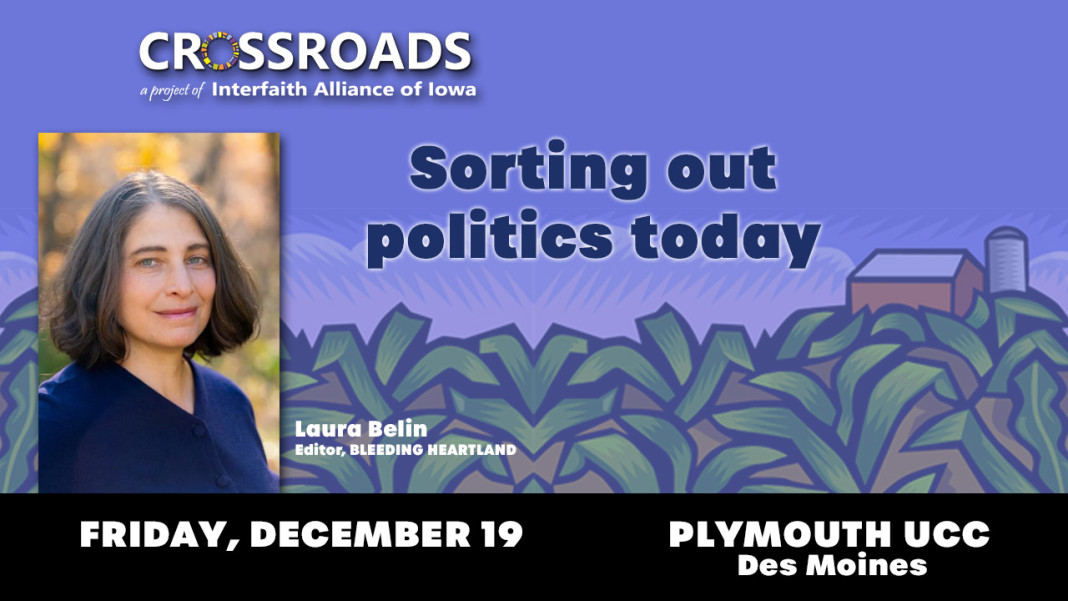 Crossroads meets the third Friday of each month in Des Moines