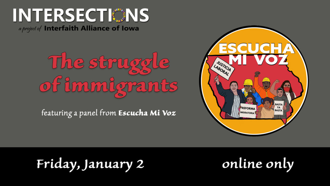 Intersections meets the first Friday of each month in Cedar Rapids