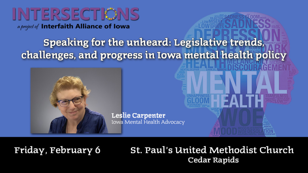 Intersections meets the first Friday of each month in Cedar Rapids