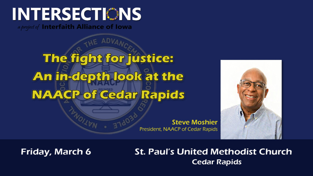 Intersections meets the first Friday of each month in Cedar Rapids