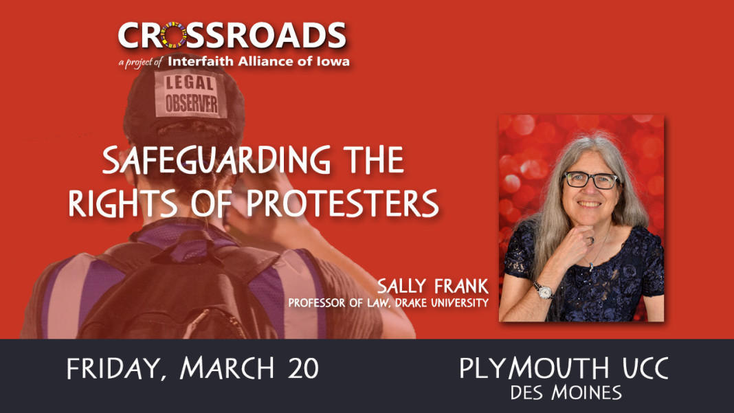 Crossroads meets the third Friday of each month in Des Moines