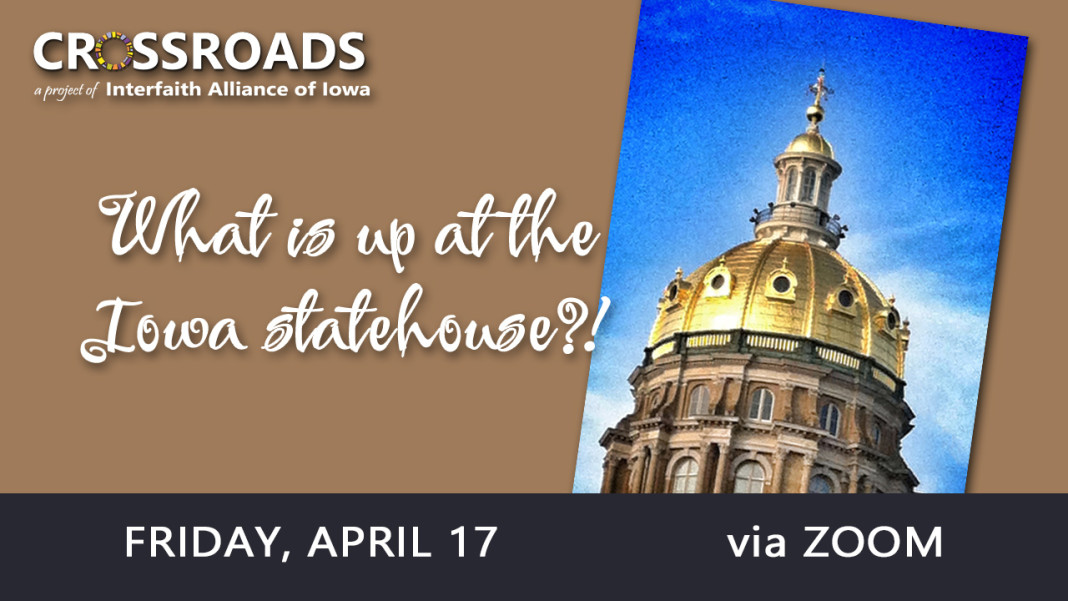 Crossroads meets the third Friday of each month in Des Moines