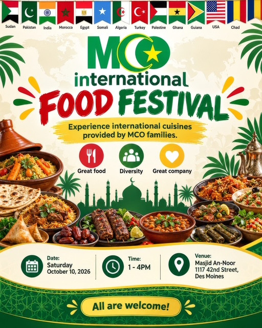 International Food Festival hosted by the Muslim Community Organization